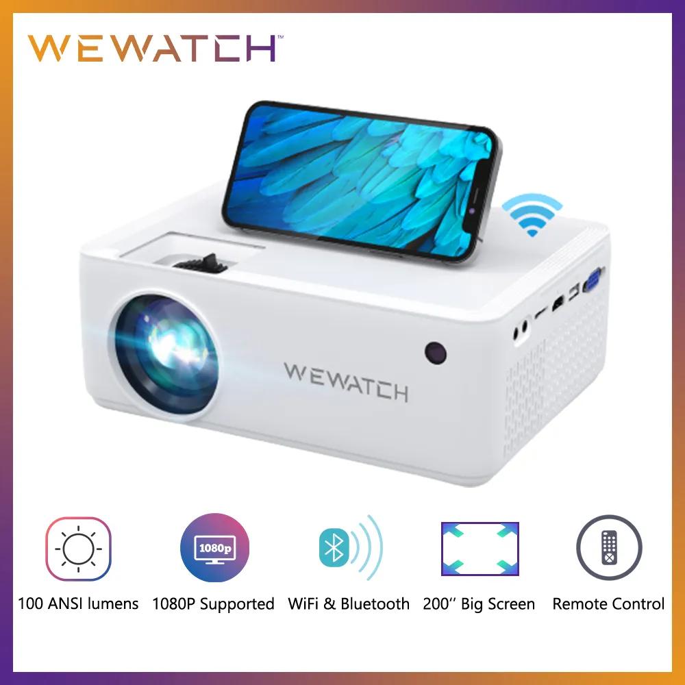WEWATCH V10 8500Lumens LED ޴  Ƽ 1280*720 HD 1080P  Ȩ HDMI  ̴ ߿ ȭ Proyectors